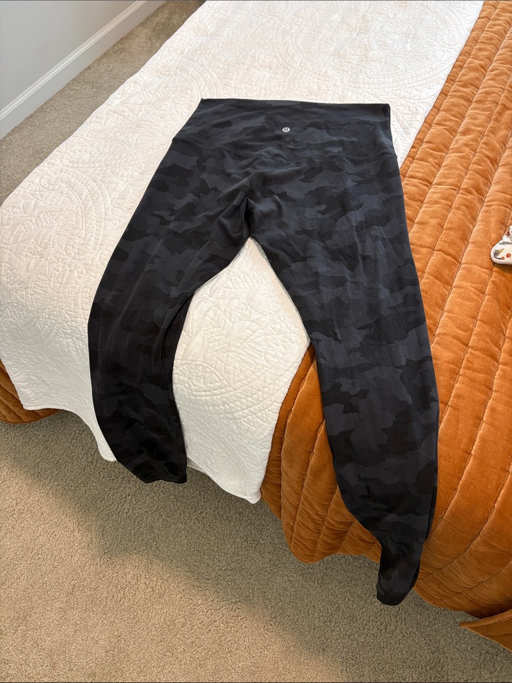 lululemon athletica Black Camo Leggings